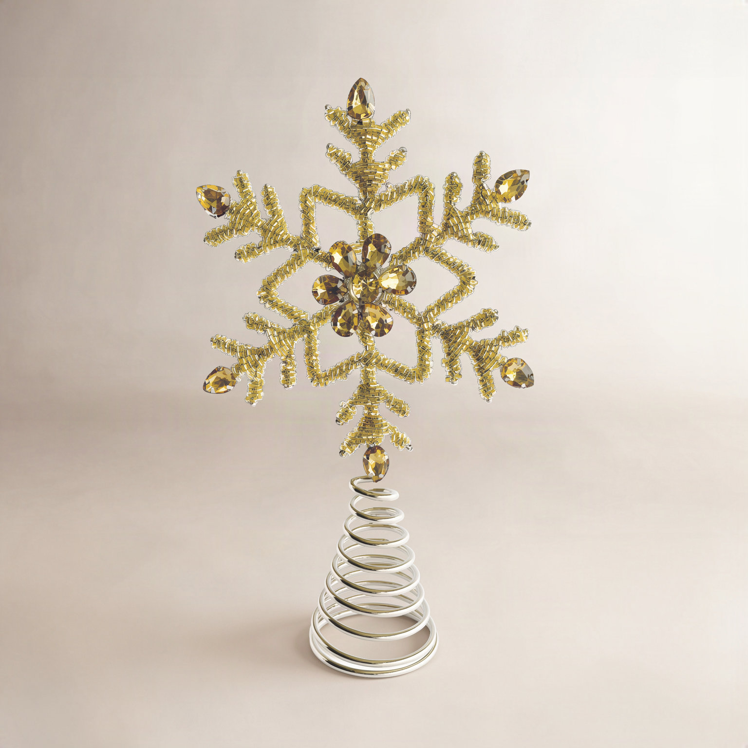 10" Tree Topper, Gold