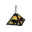 Lone Bear 1 - Light Black Unique/Statement Pendant