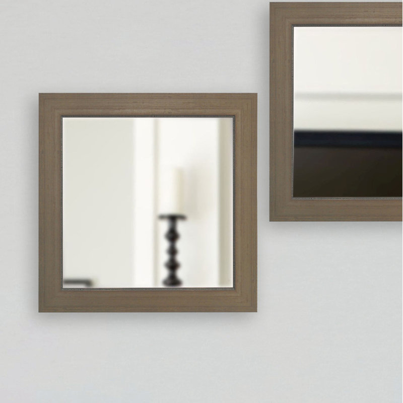 Ensemble de miroirs traditionnels 3 pièces, H 17 po x l 17 po