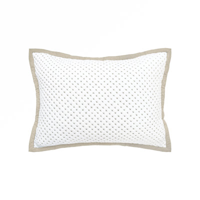 Hanima French Grey Cotton Standard Sham