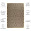 Tapis intérieur / extérieur sable / noir Arneshia-20794185