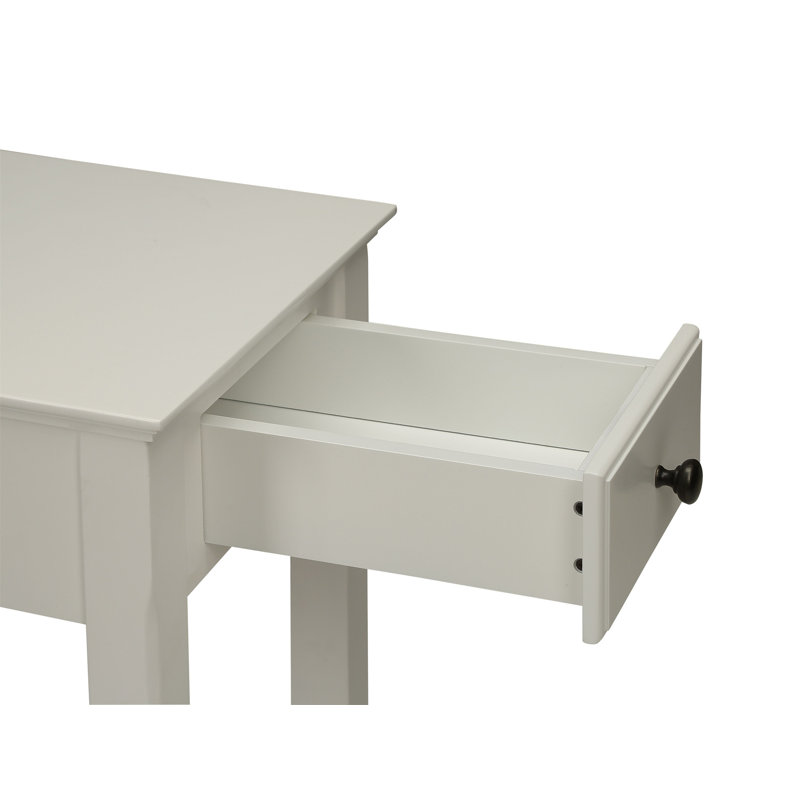 Table d'appoint Bertie, Blanc