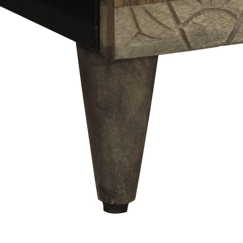 50cm W Solid Wood Bedside Table