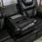 Home Theater Seating Manual Recliner Chair With Center Console And LED Light Strip For Living Room-456123345