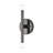 Dudden Steel Candle Wall Light