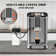20 Bar Automatic Espresso Machine with Built-In Grinder, Office Coffee Machine with Lcd Touch Control Panel and Double Boiler System, Auto-Cleaning Quiet Coffee Maker for Beginners