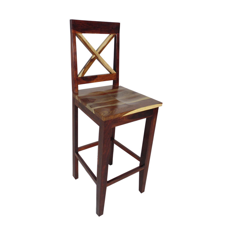 Edmea Solid Wood Counter Stool