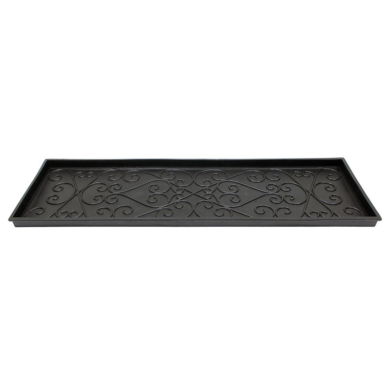Tapis-décrottoir extérieur à volutes de 14,25 po Lori, Grand