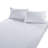 Stone washed super-soft French linen fitted sheet and matching pillowcases.-105352589
