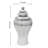 Gaida Luxury Metallic Gilded Stripe Decorative Urn – Small & Large-708058678-708058677