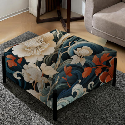 Shogun Aesthétique - Grand repose-pieds carré chinois