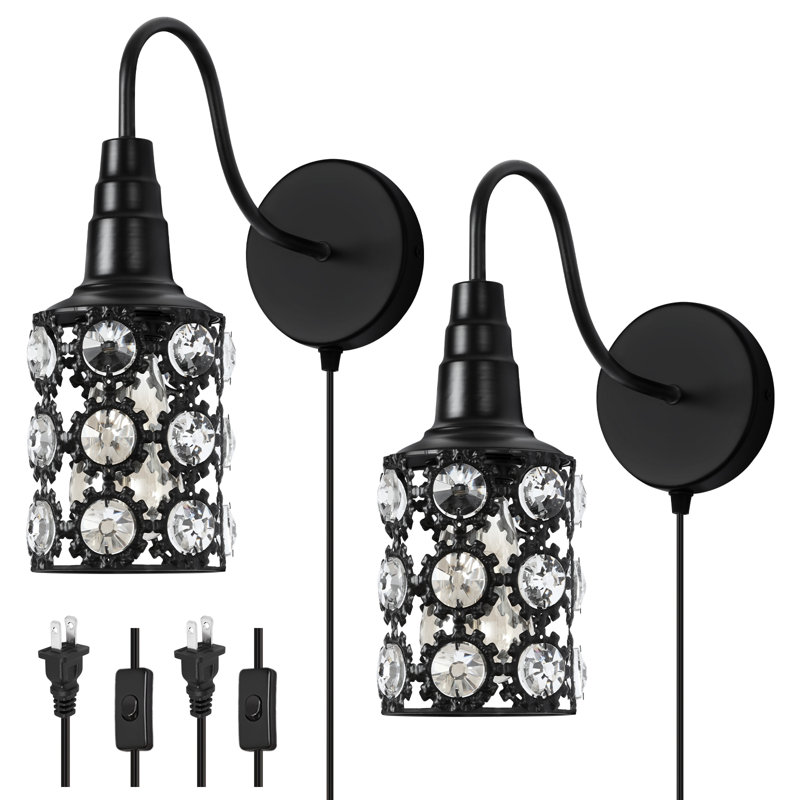 Meshaun Plug-in Armed Sconce