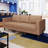 Commercial Modular Armless Middle Chair With Solid Wood Legs-202021492
