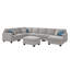 Canapé modulaire faisant face à gauche avec repose-pieds de 149,5 po Marsala-903740712-903740718
