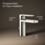 Robinet de salle de bain monotrou avec drain-95324598-138426115