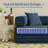 Hartwig 108" Oversized Modular Sleeper Sectional Compression Sofa Bed with Reversible Chaise, No-Assembly Floor Couch-1438070727