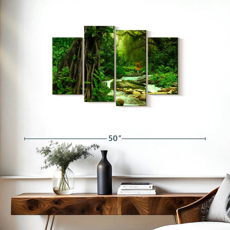 Alvord Enchanting Deep Rainforest, H 22 po x l 36 po