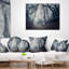 Coussin lombaire paysage d'automne