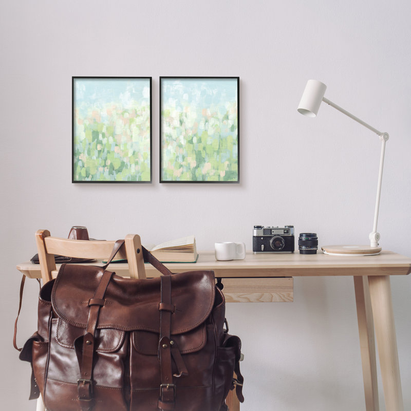 "Stupell Industries", "Meadow Landscape", ensemble de 2 reproductions d'art sur toile par June Erica Vess