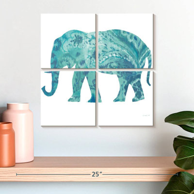 Éléphant brun sarcelle Brampt II