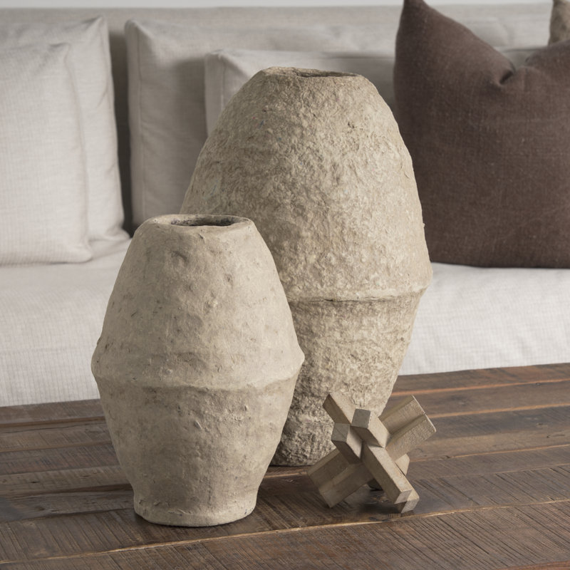 Lovatt Paper Table Vase, 12" H x 8" W x 8" D" 