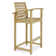 60 Inch Teak Rectangular Bar Table With 4 Somerset Arm Stools