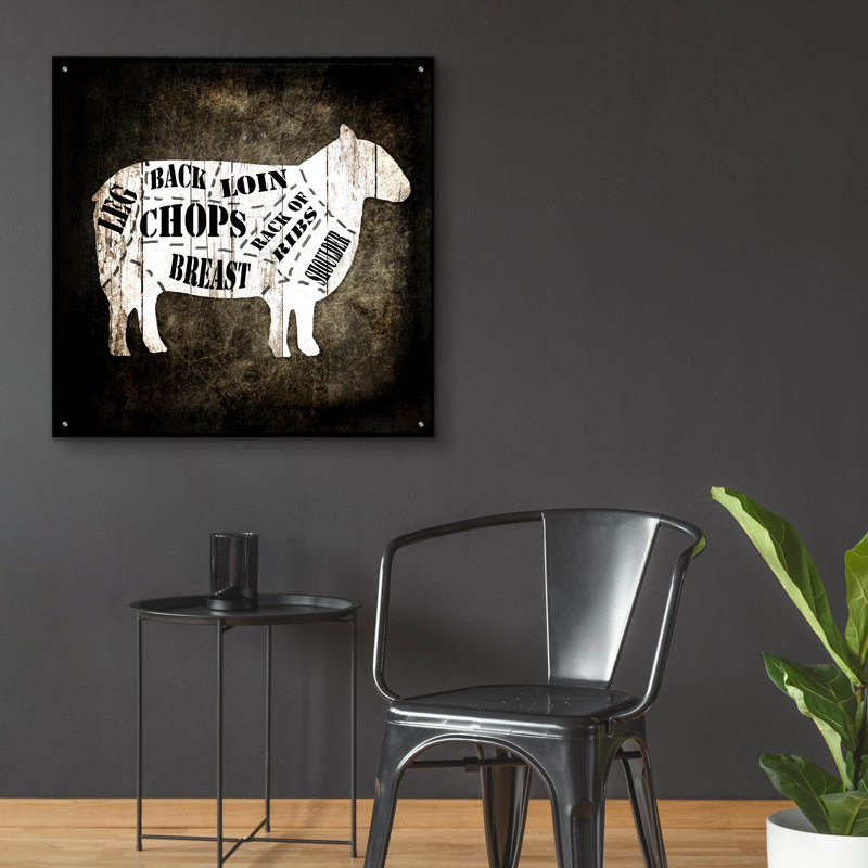 «Butcher Shop IV» par Lightbox Journal, H 36 po x l 36 po x P 0,2 po