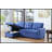 Upholstered Pull Out Sectional Sofa With Chaise