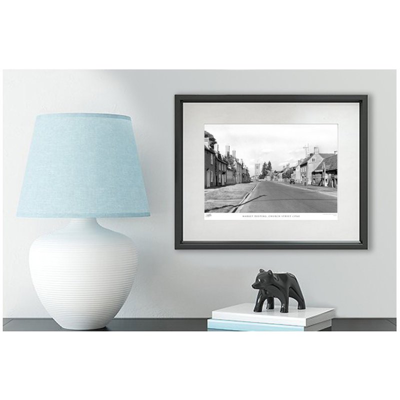 Market Deeping, Church Street C1960 - Single Picture Frame Print, 63.3cm H x 83.5cm W x 2.3cm D