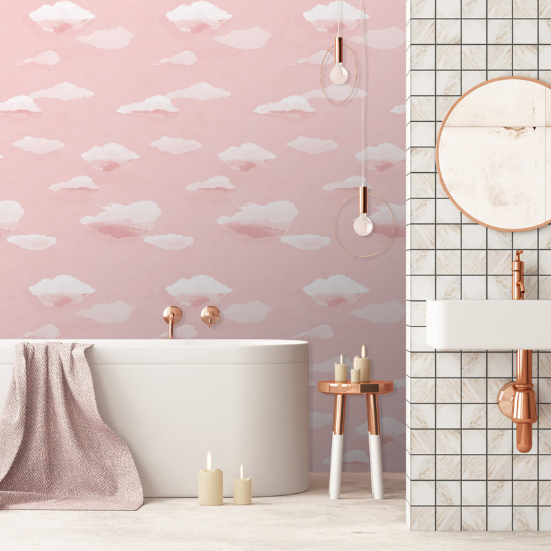 Paule Marrot Wallpaper Double Roll, Pink