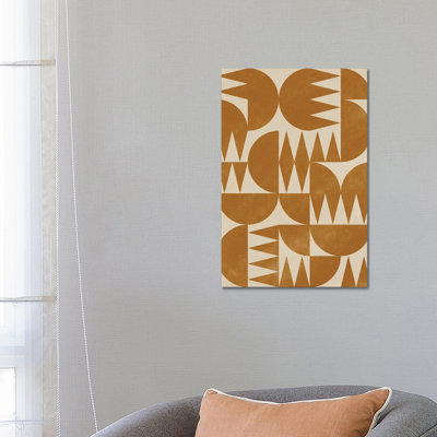Woodblock Pattern III by Alisa Galitsyna - Wrapped Canvas Print