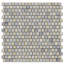 Adriatica Offset 0.63" x 0.63" Marble Grid Mosaic Wall & Floor Tile-36947955