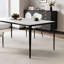 Ensemble de table de salle à manger et de chaises Pure White Rock Plate-107556936