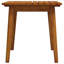 Corrigan Studio Garden Dining Set Solid Acacia Wood, 2 Chair, 1 Table
