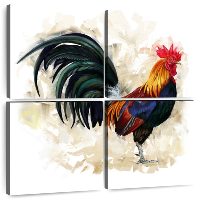 Brampt Proud Rooster, 45" H x 45" W