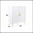 Gaines White High Gloss Finish Accent Cabinet-1854644089