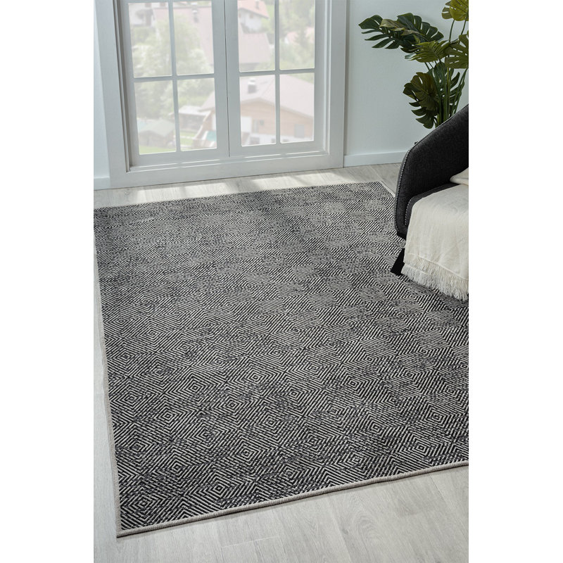 Naysa Solid Colour Area Rug, Rectangle 200 x 290cm