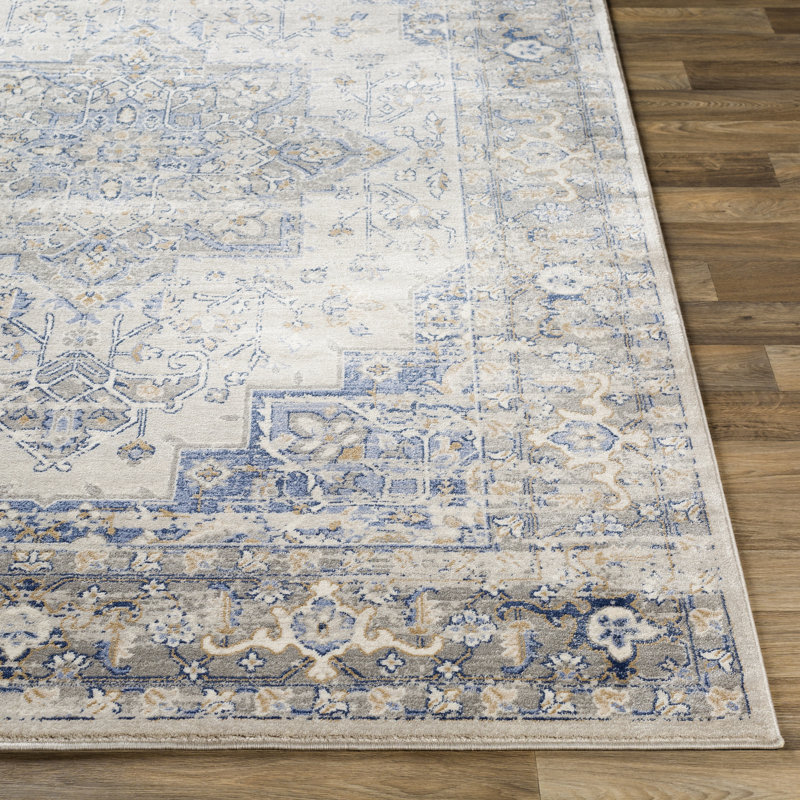 Ozbourn Oriental Indoor Rug, Rectangle 5'3" x 7'3"
