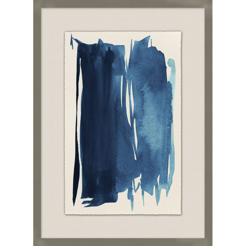 Cobalt Impressions 3 Painting by Thom Filicia