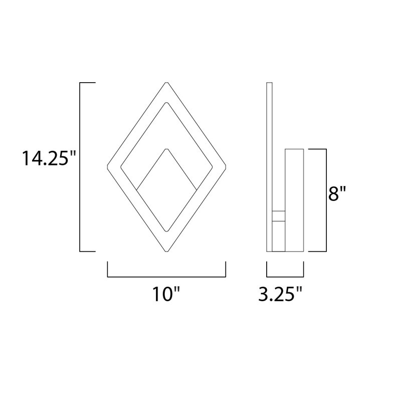 Sakil LED Wall Light, White