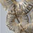 24x2x42" Gold Iron Wall Art
