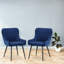 Chaise d'appoint en velours Alexandrine-76844851