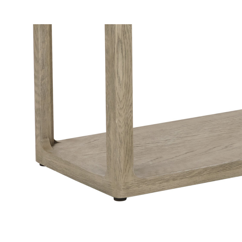 DONCASTER CONSOLE TABLE - BLACK, Smoke Gray
