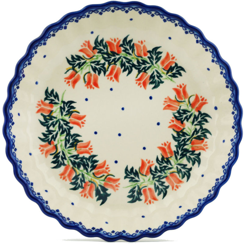 Polmedia Stoneware Pie Pan