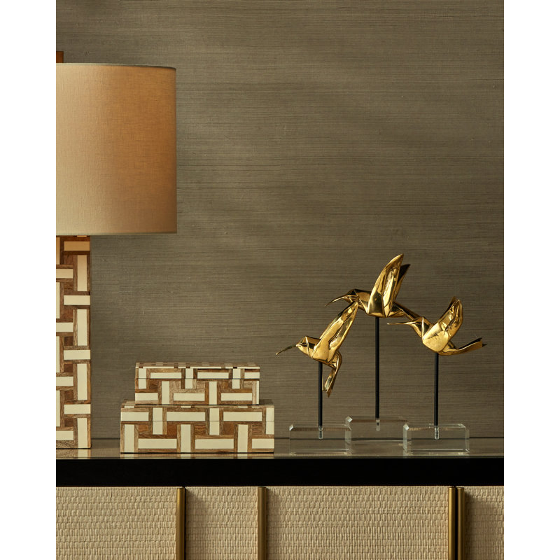 Gold Hummingbirds Set Of 3