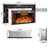 Aadila Electric Fireplace Insert with Trim Kit-2145197610