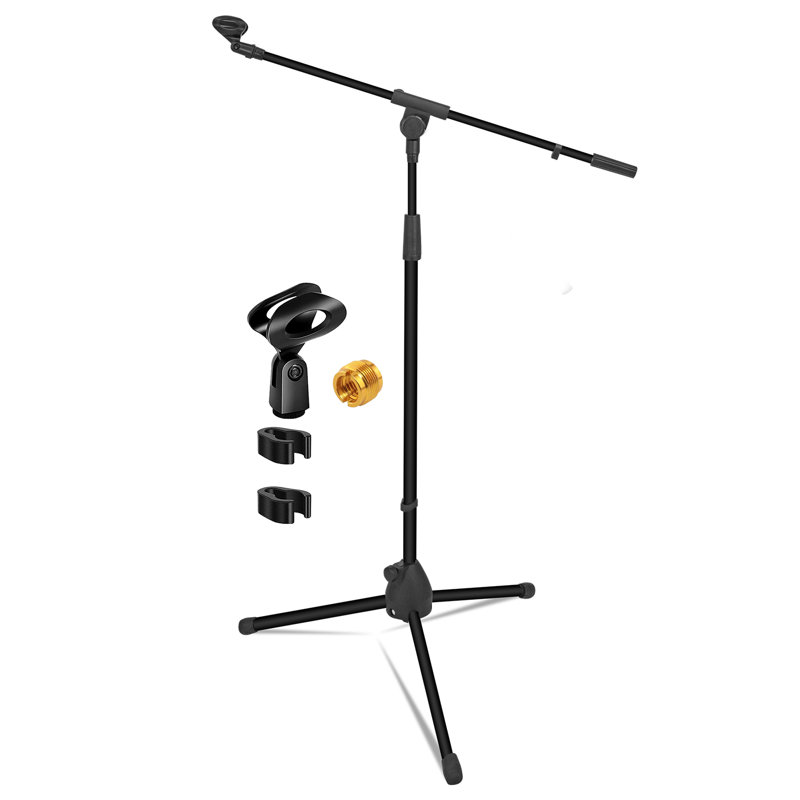 Microphone à hauteur réglable pour 5 micros trépied à 5 pieds