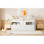 Lit mezzanine avec 4 tiroirs, sous l'armoire et les tablettes-622708341
