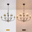 Lustre en métal à deux niveaux de style bougie à 9 niveaux Maroneia-204151925
