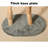 Gray Sisal Solid Wood Cat Tree